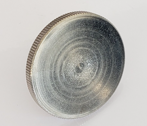 Stainless Wide 40mm Dia Flathead Thumb Screw Knurled Knob M10 1.5 x 18mm - Picture 3 of 3