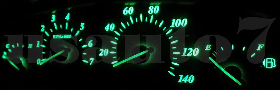 NEW Dash Cluster Gauge GREEN SMD LED LIGHT BULB KIT Fits 00-05 Buick Park Avenue - Image 4 of 4