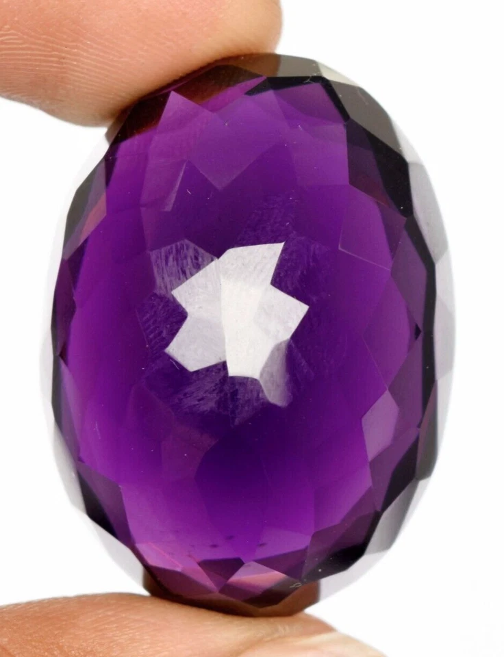 AAA+ Purple Amethyst 71.45 Ct. Oval Cut Loose Gemstone Gift for Pendant Jewelry - Image 4 of 4