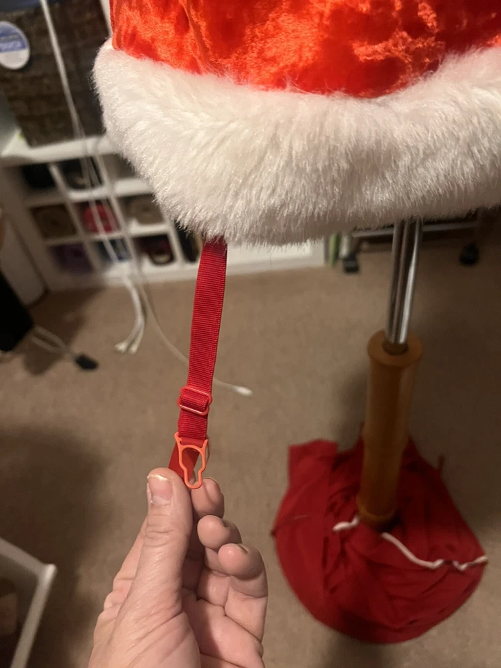 Sexy Conjunto de Papá Noel para Mujer, Talla M/L Pierna Avenida, Ligas de Vestir Foto 4 de 4