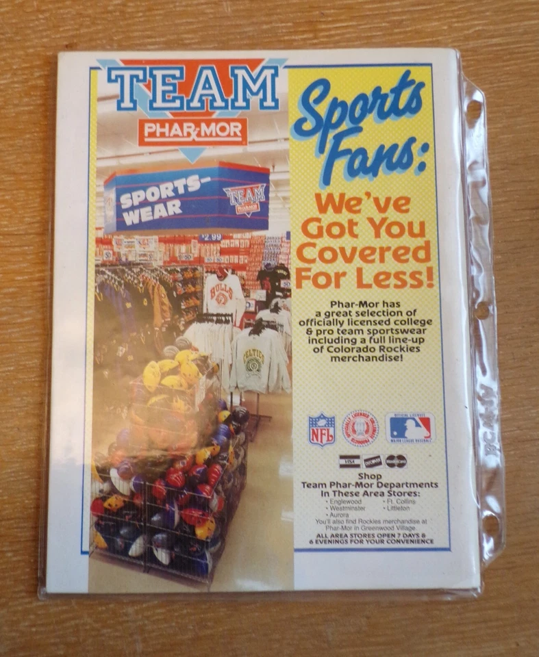 VTG Denver Rockies CELEBRATION OF BASEBALL LEGENDS GAME Souvenir Program 1992 - Image 2 of 4