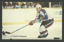 Fredrik Olausson Winnipeg Jets Team Issued Hockey Postcard