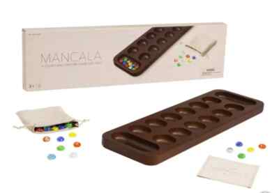 MANCALA Count-and-Capture Game For Two | 1785106 | Solid Wood NEW WS Game Co.
