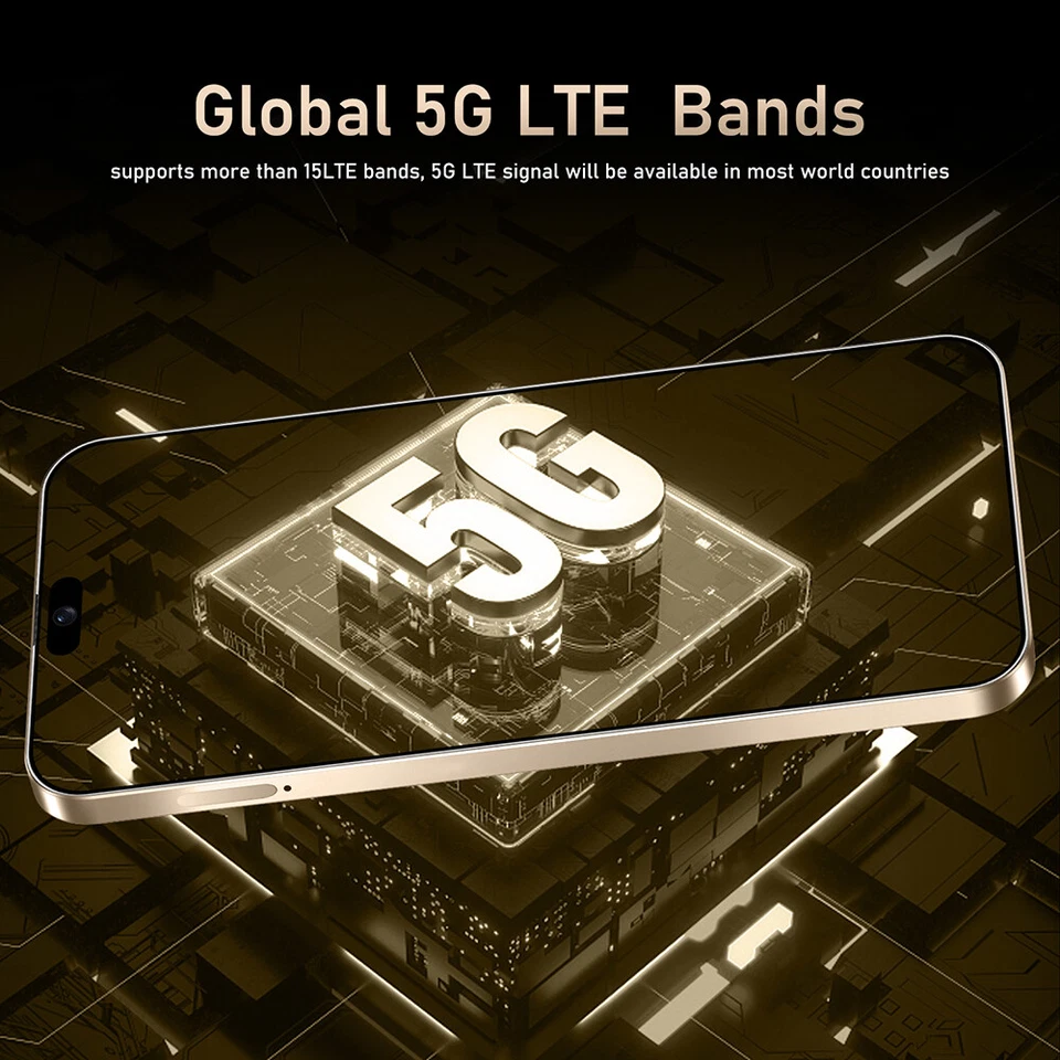 Smartphone i16 Pro Max 5G débloqué Android 128 Go téléphone portable double SIM - Photo 3/4