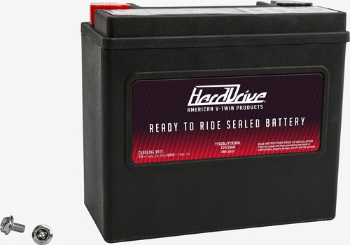 YTX20L-BS AGM Battery For Harley Softail Deluxe 2005-2014 - 12V 20Ah 330CCA