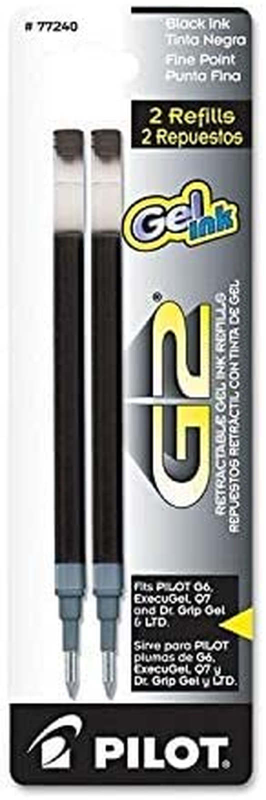 G2, Dr. Grip Gel G6, Q7 Rollerball Gel Ink Pen Refills, 0.7Mm, Fine