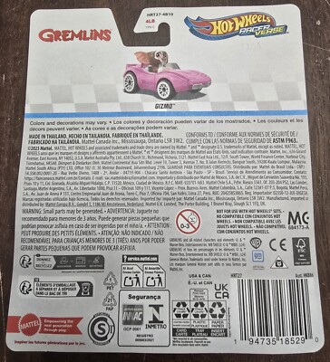 Hot Wheels 2024 Racer Verse Gremlins Gizmo Barbie Corvette Pink