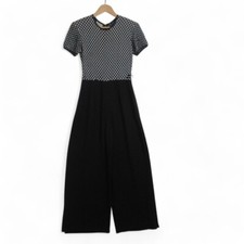 Joesph Ribkoff Black White Playsuit UK 10 Jumpsuit Short Sleeved Preloved