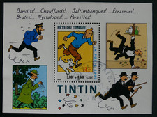 France 2000 - Oblitéré - Y&T BF28, Bloc-feuillet Fête du Timbre 0,55€ 'Tintin'