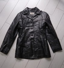 Beautiful Boys Genuine Leather Jacket Used Woman Black Size M XYC1032L