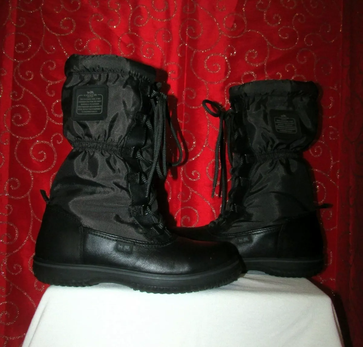 Coach sage boots sale