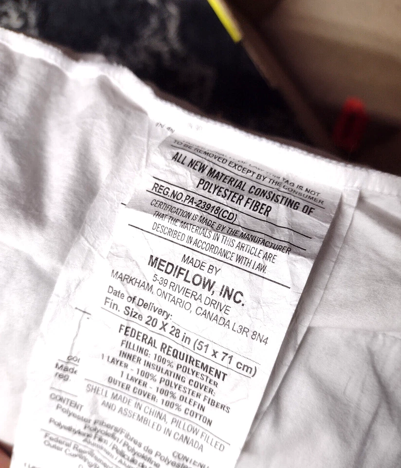 MediFlow Chiro Flow Original Queen Water Neck Pillow 20" x 28" - Support - Image 3 of 4