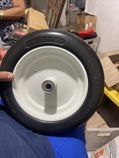 14" Puncture Proof Wheel 3.50-8 Steel Rim Wheelbarrow Cart Trolley Free Shipping