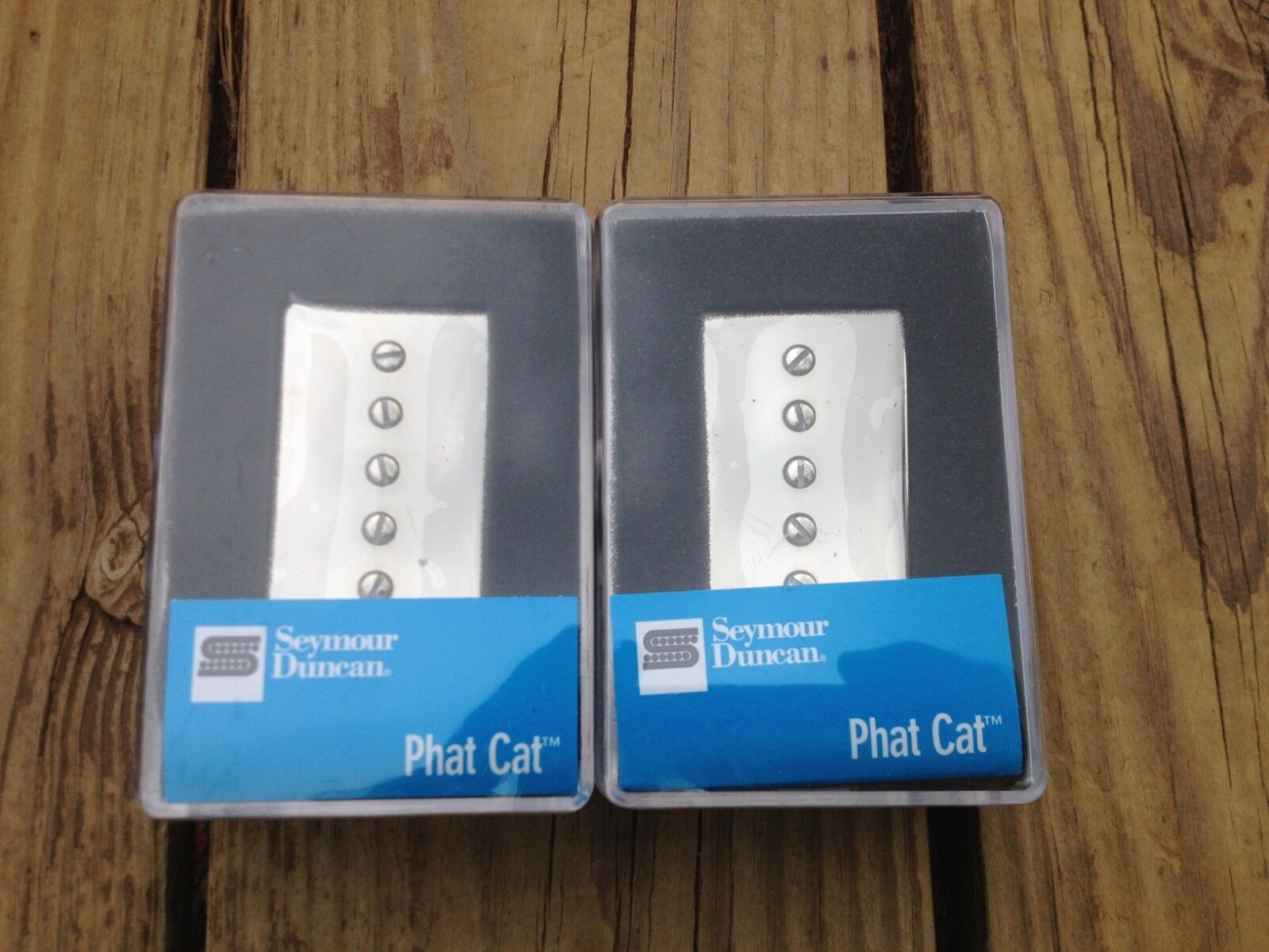 Seymour Duncan SPH90-1 Phat Cat Nickel Pickup Set P-90 for Humbucker Bridge/Neck