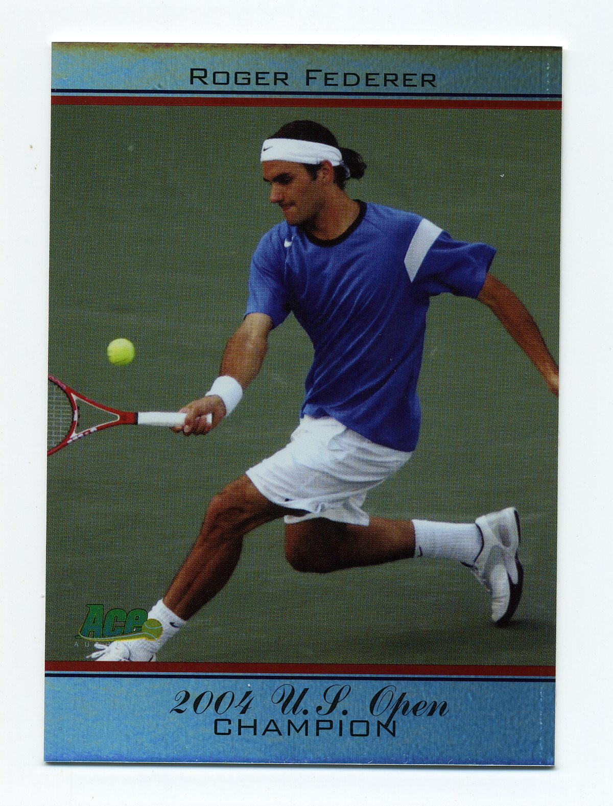 Roger Federer - 2011 Ace Authentic Champion Edition #8 US Open 2004