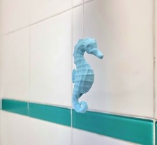 Seahorse Light Pull - Light Blue
