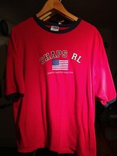 Vintage chaps ralph lauren Made In USA T Shirt 2XL Grail