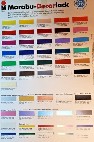 Marabu laca decorativa pintura acrílica pintura 15 ml pintura artesanal soluble en agua precio especial 1007 - Imagen 2 de 23