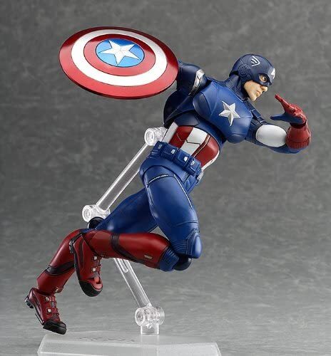(未使用･未開封品)　figma アベンジャーズ キャプテン・アメリカ (ノンスケール ABS&amp;PVC 塗装済み可動フィギュア) v1yptgt Figma Avengers Captain America (Non -Scale ABS & PVC painted
