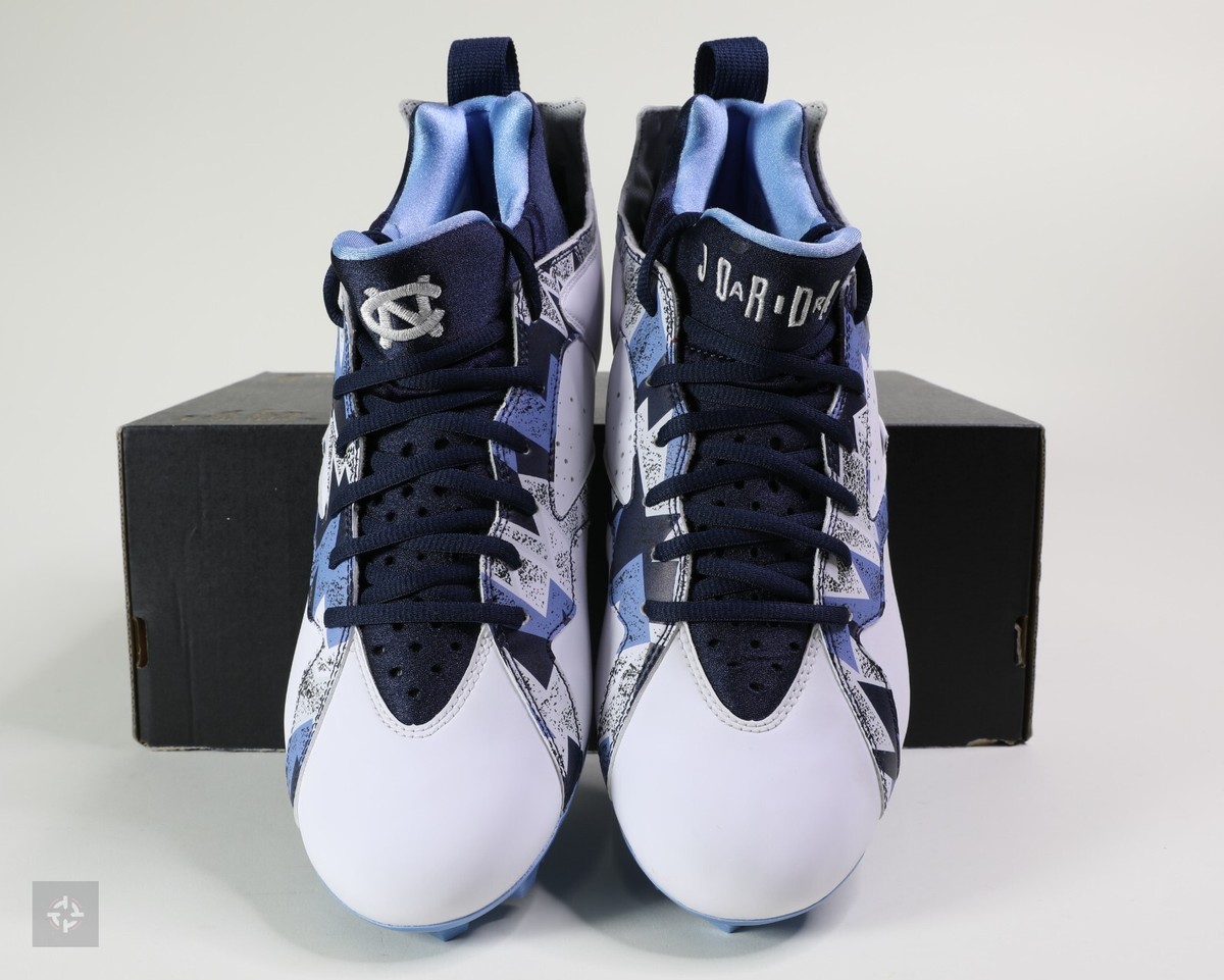 Nike Jordan 7 Low Vapor Edge UNC Player Exclusive Football Cleats Mens‎ Size 12 Jordan 12 Low Vapor Edge UNC Player Edition Nike Football  main image 4