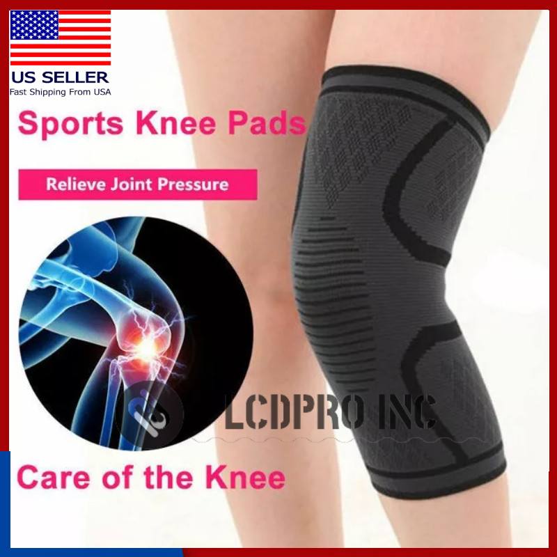 Knee Sleeve Compression Brace Support For Sport Gym Joint Pain