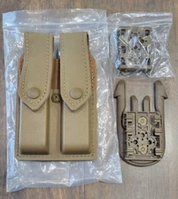 Safariland 77 18/19 Sig Sauer P320 9mm 21rd Mag Pouch Coyote 2" Belt Mount NEW