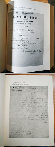 IL PRIMO PARLAMENTO DELL'ITALIA UNITA 1859-1861 documenti e atti annessione 1961 - Picture 14 of 15