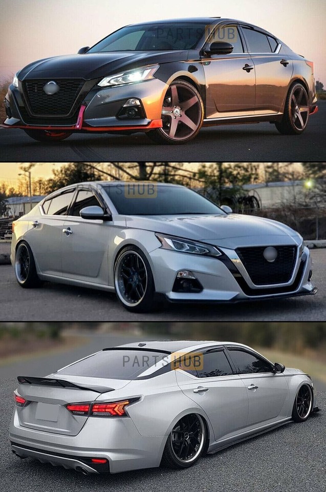 FITS 13-2018 NISSAN ALTIMA 3D JDM MUGEN STYLE WINDOW VISOR RAIN - Foto 3