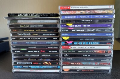 HARD ROCK/HEAVY METAL CDs Used in good condition from personal collection.