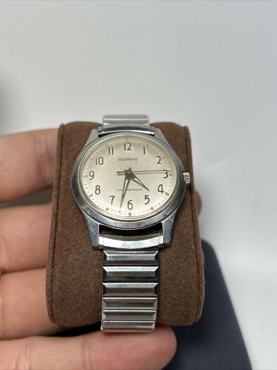 Rare Vintage Benrus Shock-Absorber 3061 Stainless Steel Manual