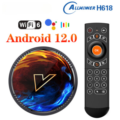 Android TV Box Quad Core Support 8K video Google Voice Media Player Set top box