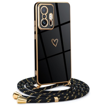 Frauen Mädchen Handykette Kompatibel mit Xiaomi 11T Pro 5G - Silikon Hülle mi...