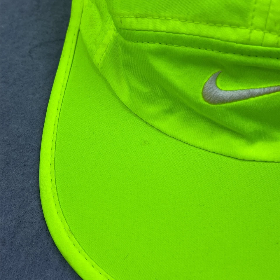 Nike Featherlight 7 Panel Tailwind Women’s Cap Neon Yellow Adjustable Light Hat* - Image 2 of 4