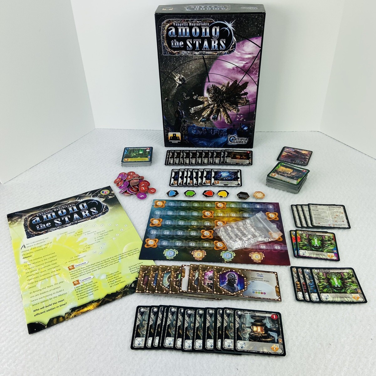 Among the Stars Board Game 2017 Vangelis Bagiartakis