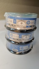 Lot Of 3 New Sealed HP-20pk 52x 700 MB / 80 Mins CD-R-20 Pk Spindle Blank CDs