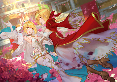 Anime Girls Fate Series Fate Extra Fate Extra CCC  Gaming Mat Desk 22290