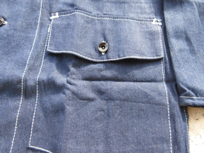 Denim Worker Jacket M-1940 Lutece Mfg US Army USN USMC Heritage