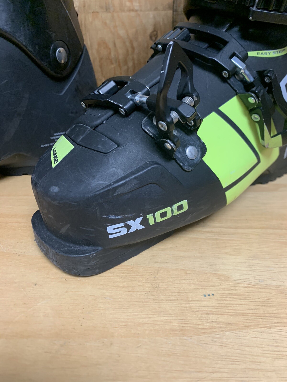 SALOMON Scarponi da sci Lange SX100 296 mm 255 XL fibbie nero