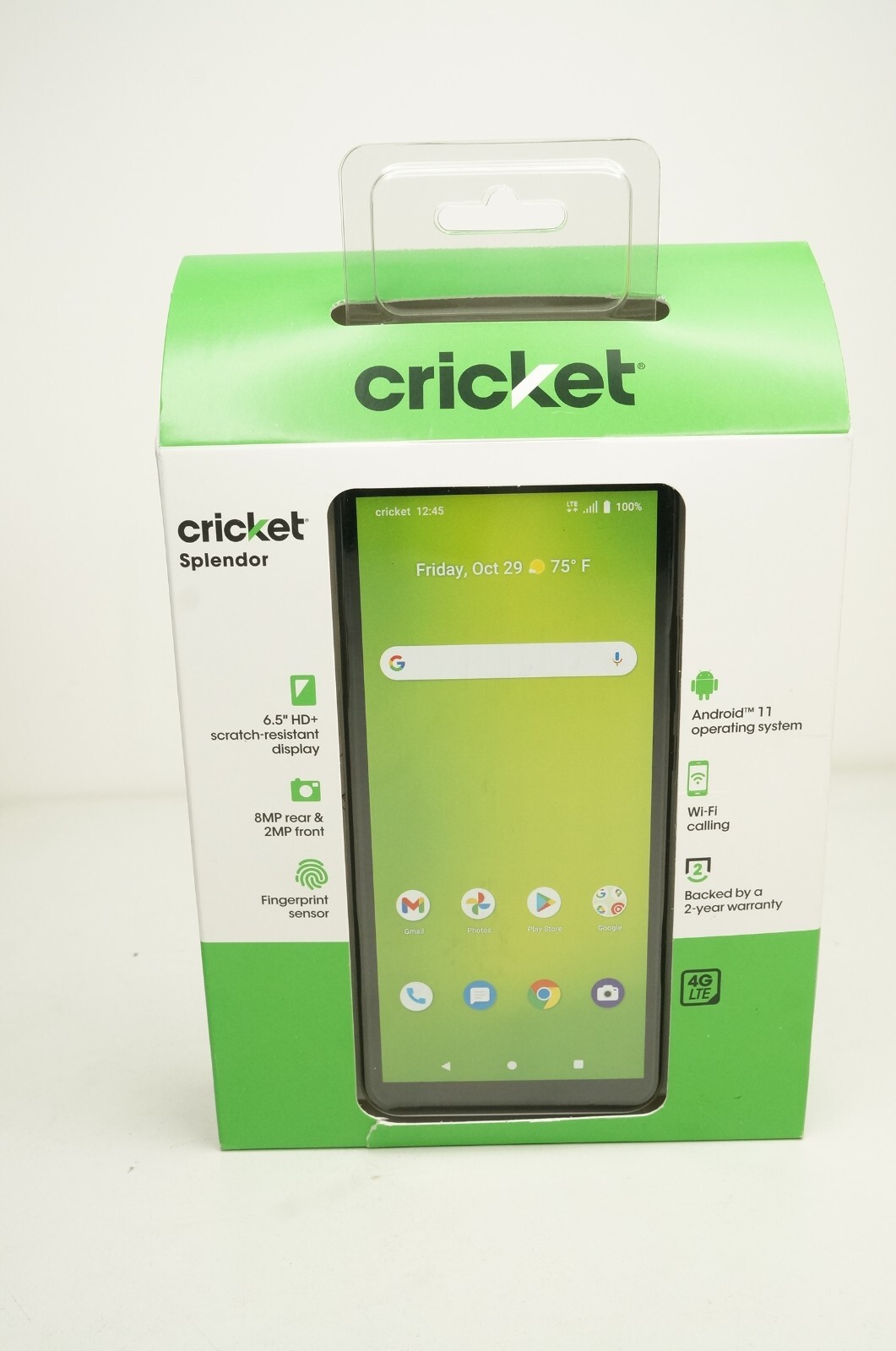 Cricket Splendor 4G LTE Smart Phone 6.5" Display 32GB Storag