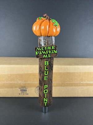 Blue Point Mother Pumpkin Ale Beer Bar Tap Handle New In Box Mancave