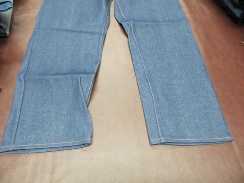 JC PENNY VINTAGE STRAIGHT FIT RAW INDIGO DENIM 38X28 USA MADE - Picture 5 of 9