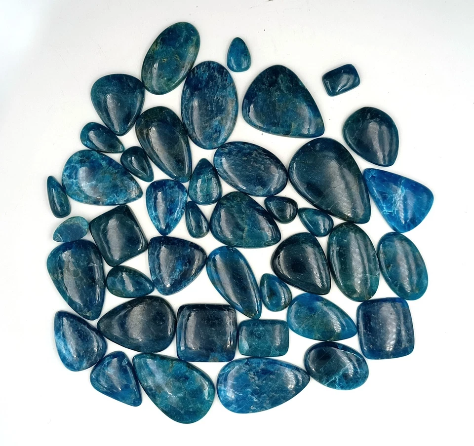 Lote de piedras preciosas sueltas de apatita natural hechas a mano apatita al por mayor 74336 Foto 4 de 4