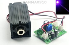 Focusable 405nm 50mW Violet/Blue Laser Dot Module TTL Long-time Working