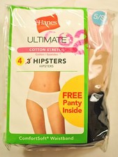 women's Hanes set of 4 hipster panties size 5/small MSRP 21 neutrals new 