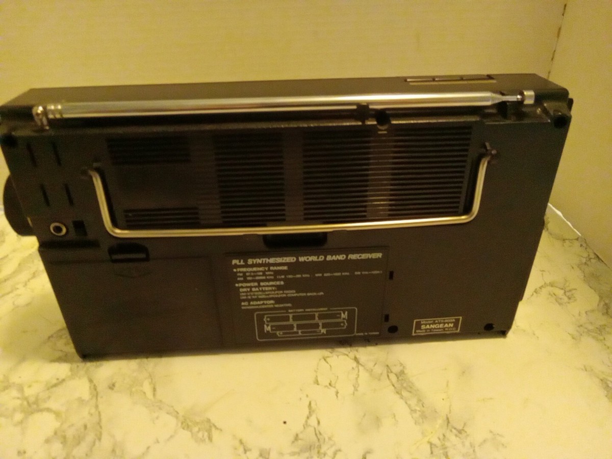 Sangean ATS 909 X Radio numérique FM Stéréo AM / SW / PLL Horloge Alarme Haut-parleur Antenne