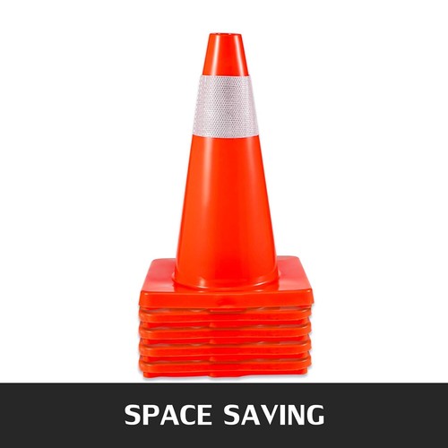 20Pack 18" Traffic Cones, Safety Road Parking Cones PVC Base Orange Traffic Cone - Picture 6 of 12