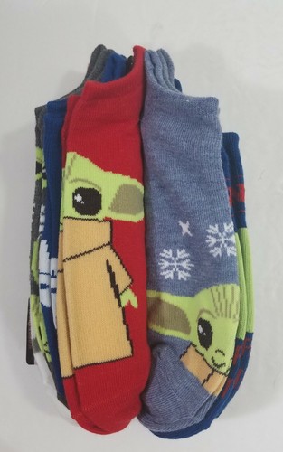 Star Wars Mandalorian Socks No Show 6 Pairs Size 4-10 Baby Yoda The Child Grogu - Picture 5 of 7