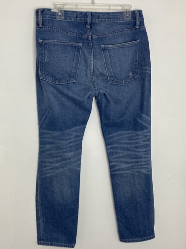 Pantalones de mezclilla azul Lovers + Friends Denim Ezra novio angustiado talla 29 D6 - Imagen 6 de 6