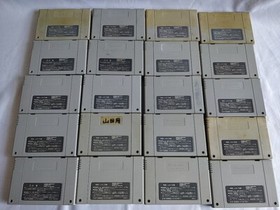Wholesale lot of 20 Nintendo Super Famicom FC NES Game Cartridge set-e0701-1