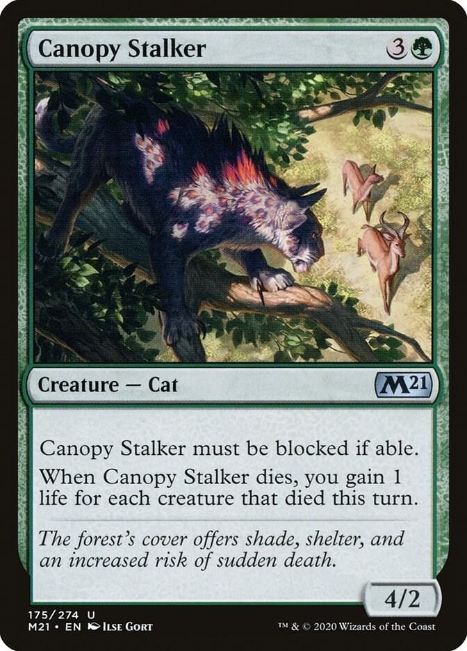 Canopy Stalker 175 Uncommon Core Set 2021 Magic: The Gathering Lightly Played